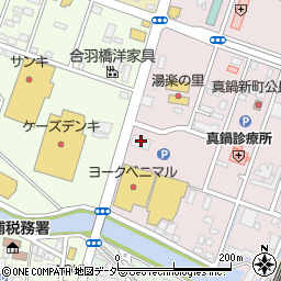 筑波銀行真鍋 ＡＴＭ周辺の地図