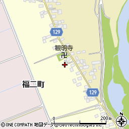 福二中央公民館周辺の地図