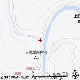 群馬県多野郡上野村楢原396周辺の地図