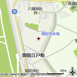 千葉県野田市関宿江戸町周辺の地図