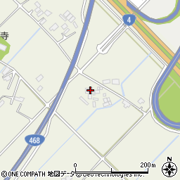 小沢道路周辺の地図