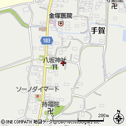 茨城県行方市手賀2653周辺の地図