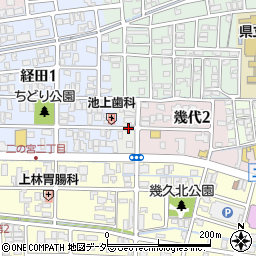 福井県福井市経栄周辺の地図