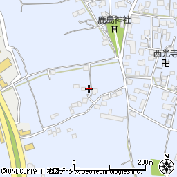 茨城県つくば市下平塚421-6周辺の地図