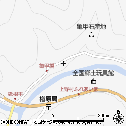 群馬県多野郡上野村楢原1505周辺の地図