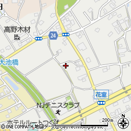 茨城県つくば市花室722周辺の地図