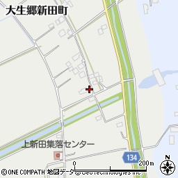 茨城県常総市大生郷新田町182周辺の地図
