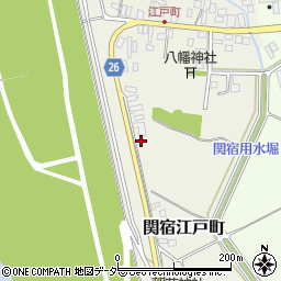千葉県野田市関宿江戸町384周辺の地図