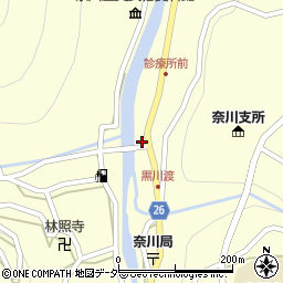 ＪＡあづみ　奈川支所生活センター周辺の地図