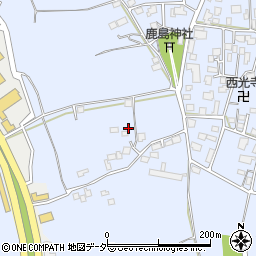 茨城県つくば市下平塚421周辺の地図