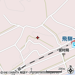 岐阜県高山市一之宮町山下下周辺の地図