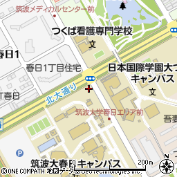 筑波大学学群図書館情報専門学群学群長周辺の地図