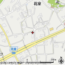 茨城県つくば市花室951-1周辺の地図