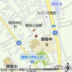 千葉県野田市関宿台町2152周辺の地図