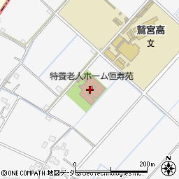 ホームヘルプサービス　恒寿苑周辺の地図