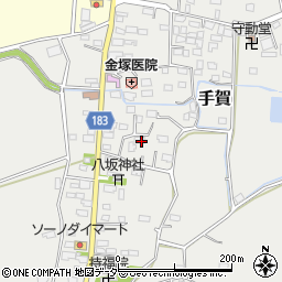 茨城県行方市手賀3107周辺の地図