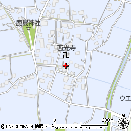 茨城県つくば市下平塚306周辺の地図