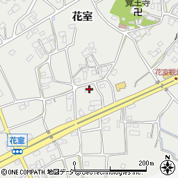 茨城県つくば市花室832周辺の地図