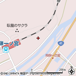 藤原運輸株式会社　飛騨一宮営業所周辺の地図