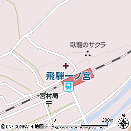 臥龍公園トイレ周辺の地図