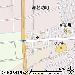 福井県福井市里別所新町周辺の地図