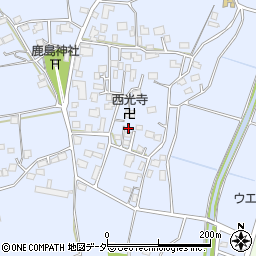 茨城県つくば市下平塚314-3周辺の地図