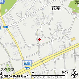 茨城県つくば市花室807周辺の地図