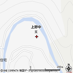 群馬県多野郡上野村楢原113周辺の地図