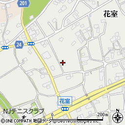 茨城県つくば市花室960周辺の地図