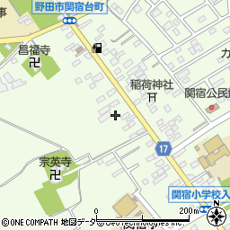 千葉県野田市関宿台町272周辺の地図