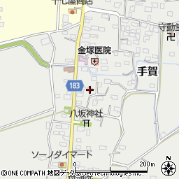 茨城県行方市手賀3117周辺の地図