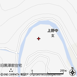群馬県多野郡上野村楢原135周辺の地図