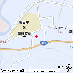 高山市役所朝日支所　基盤産業課周辺の地図