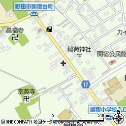 千葉県野田市関宿台町277周辺の地図