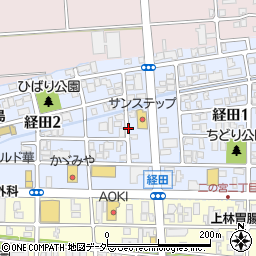 福井県福井市経田周辺の地図