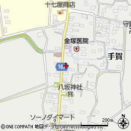 茨城県行方市手賀3118周辺の地図
