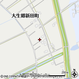 茨城県常総市大生郷新田町201周辺の地図