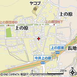 岡谷上ノ原簡易郵便局周辺の地図