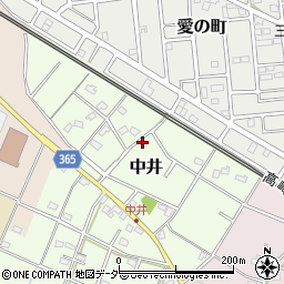 埼玉県鴻巣市中井49周辺の地図