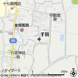 茨城県行方市手賀3099周辺の地図