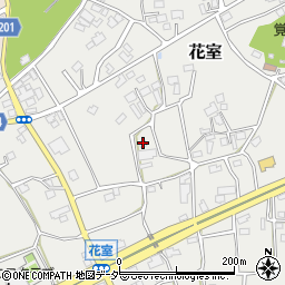 茨城県つくば市花室804周辺の地図