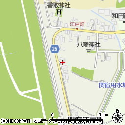 千葉県野田市関宿江戸町129周辺の地図