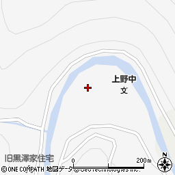 群馬県多野郡上野村楢原124周辺の地図