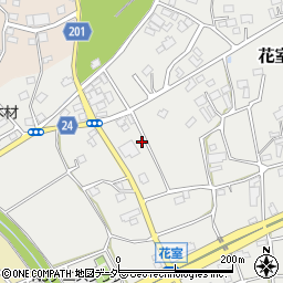 茨城県つくば市花室729-1周辺の地図