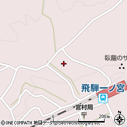 岐阜県高山市一之宮町山下下319周辺の地図