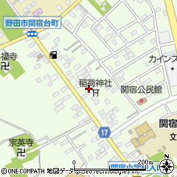 千葉県野田市関宿台町2575周辺の地図