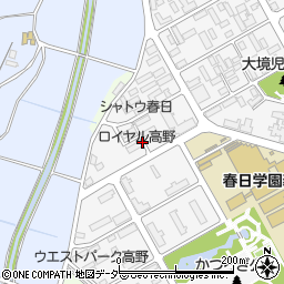 茨城県つくば市春日3丁目8周辺の地図