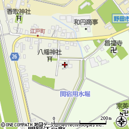 千葉県野田市関宿江戸町73周辺の地図