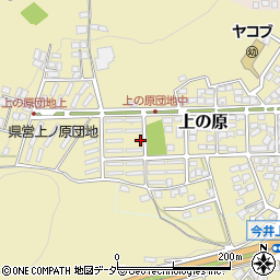 長野県岡谷市上の原周辺の地図