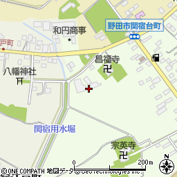 千葉県野田市関宿台町21周辺の地図